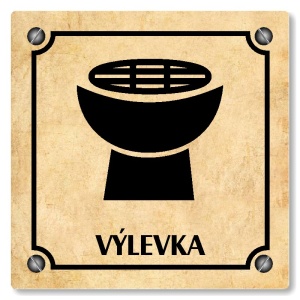 Výlevka, 118x118mm, pergamen, Kansas